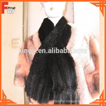 Most Popular Knitted Mink Scarf Fur Scarf